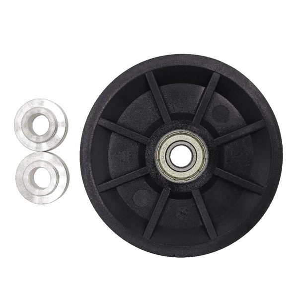 Genuine B&D Garage Door Nylon/Plastic Pulley Sheave 90mm Wheel w/ Spacers