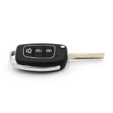 To Suit Hyundai Santa Fe/Elantra i20 iX45 3 Button HYN17 Flip Key Remote Case/Shell