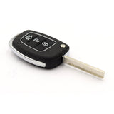 To Suit Hyundai Santa Fe/Elantra i20 iX45 3 Button HYN17 Flip Key Remote Case/Shell