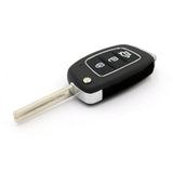 To Suit Hyundai Santa Fe/Elantra i20 iX45 3 Button HYN17 Flip Key Remote Case/Shell