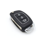 To Suit Hyundai Santa Fe/Elantra i20 iX45 3 Button HYN17 Flip Key Remote Case/Shell