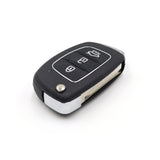 To Suit Hyundai Santa Fe/Elantra i20 iX45 3 Button HYN17 Flip Key Remote Case/Shell