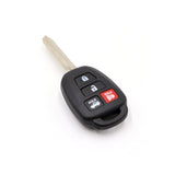 4 Button Key Shell/ Replacement Case To Suit Toyota