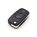 2 Button Key Shell with 2023 battery clip To Suit Volkswagen Bora, Golf, Passat