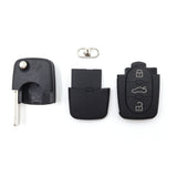 3 Button Key Shellwith 2023 battery clip To Suit Volkswagen Bora, Golf, Passat