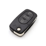 3 Button Key Shellwith 2023 battery clip To Suit Volkswagen Bora, Golf, Passat