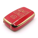 5 Button Red Car Key Sleeve To Suit Range Rover