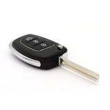 To Suit Hyundai Santa Fe/Elantra i20 iX45 3 Button Flip Key Remote Case/Shell