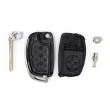 To Suit Hyundai Santa Fe/Elantra i20 iX45 3 Button Flip Key Remote Case/Shell