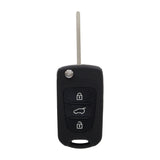 3 Button HYN17 Flip Key Housing to suit Hyundai