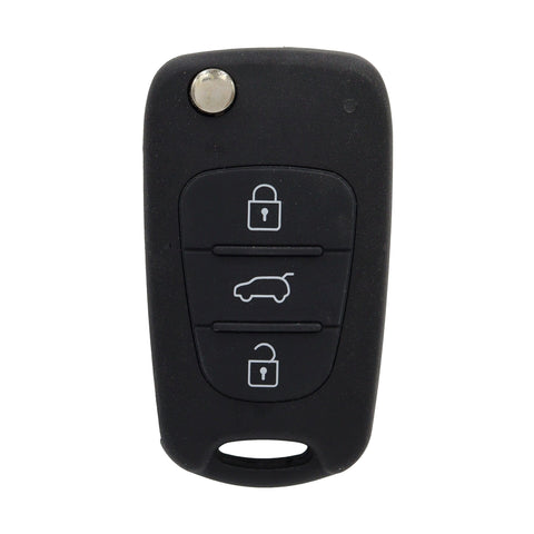 Complete To Suit Hyundai i30 i20 Elantra 3 Button Flip Key