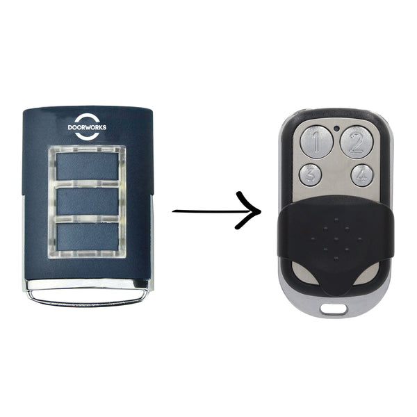 Doorworks RD2/GDC6 Compatible Remote