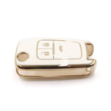 3 Button White Car Key Cover To Suit Holden