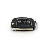 To Suit Hyundai Santa Fe/Elantra i20 iX45 3 Button HYN17 Flip Key Remote Case/Shell