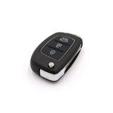 To Suit Hyundai Santa Fe/Elantra i20 iX45 3 Button Flip Key Remote Case/Shell