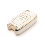 3 Button White Car Key Cover To Suit Holden