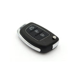 To Suit Hyundai Santa Fe/Elantra i20 iX45 3 Button Flip Key Remote Case/Shell