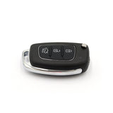 To Suit Hyundai Santa Fe/Elantra i20 iX45 3 Button Flip Key Remote Case/Shell