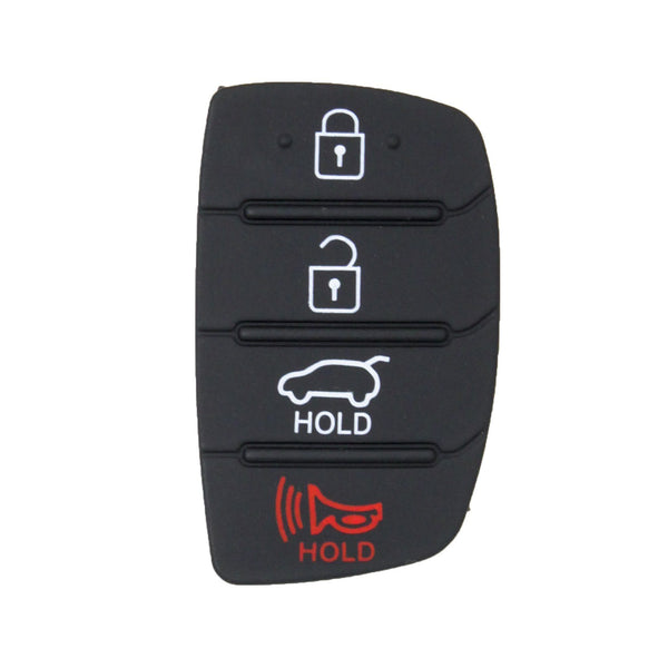 To Suit Hyundai i40 Sante Fe 4 Button Flip Key Replacement Rubber Butt ...