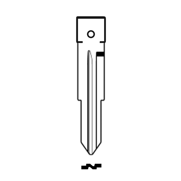 MFK/Transponder/Chip Key Blade to suit Daewoo/Chevrolet DWO5