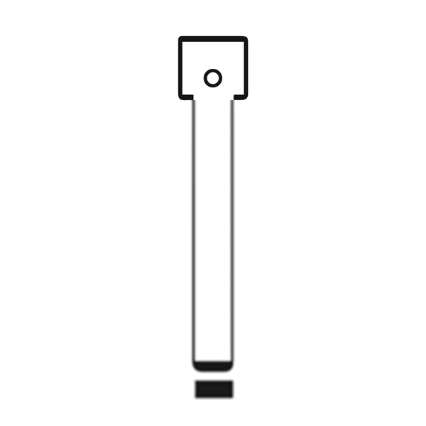 MFK/Transponder/Chip Key Blade to suit Opel/Chevrolet HU100