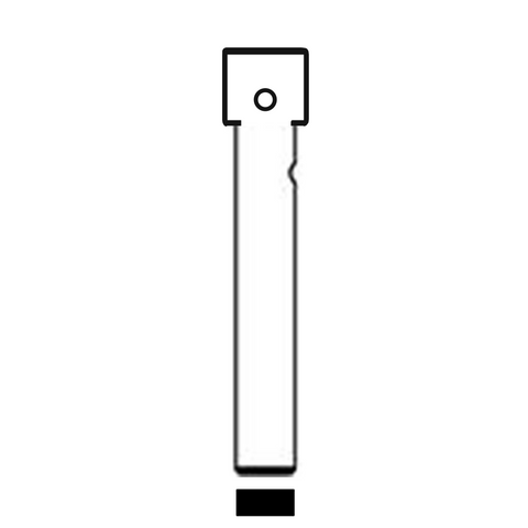 MFK/Transponder/Chip Key Blade to suit VW HU162