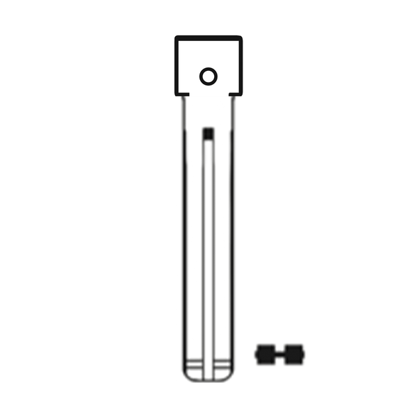 MFK/Transponder/Chip Key Blade to suit Hyundai TOY49